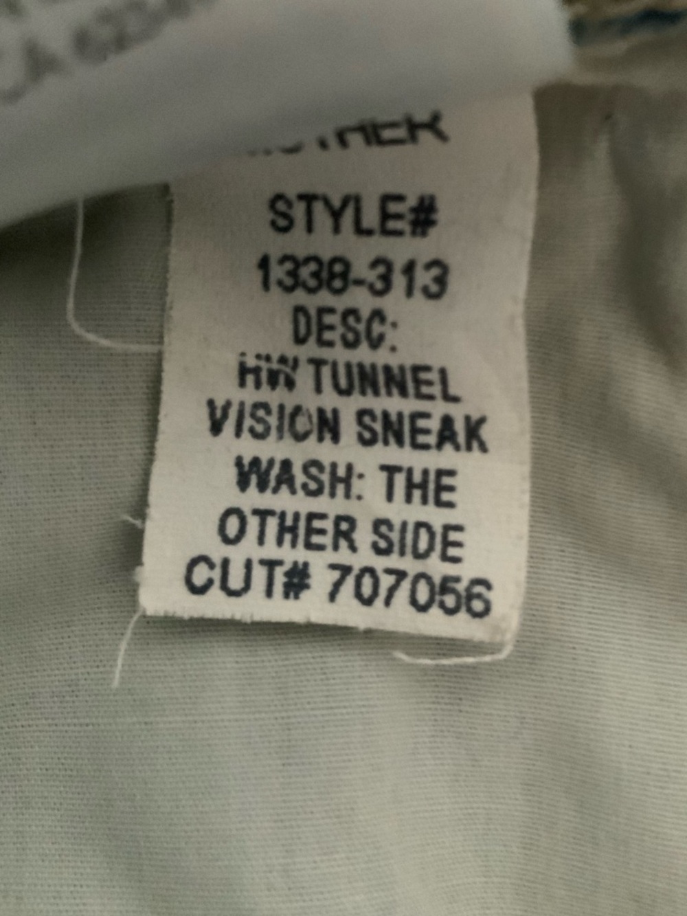 MOTHER SUPERIOR Jeans High-Waisted Tunnel Vision Sneak Other Side Blue Size 28 - Picture 11 of 13